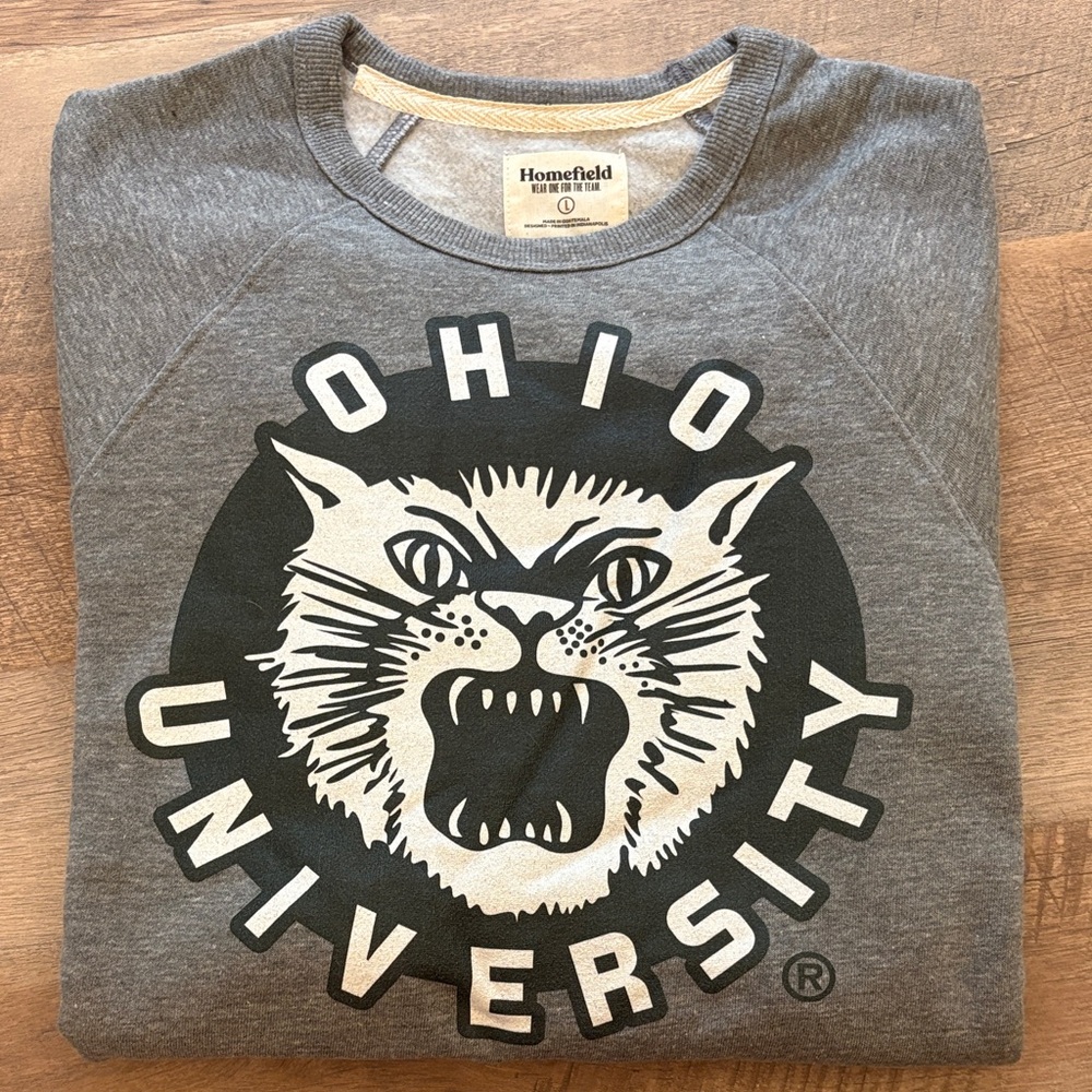 Homefield Ohio University Gray Sweatshirt